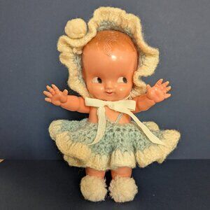 Vintage Kewpie Doll Talcum Powder Duster Shaker